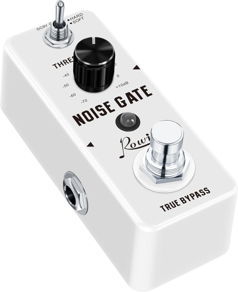 IOppWin Rowin LEF-319 Noise Gate Pedal - Dual Mode (Hard/Soft) Noise Reduction, Metal Shell, True Bypass, Compact Design (DC 9V Powered, Adapter not Included) - Image 1